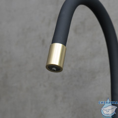 Смеситель для кухни Lemark Expert LM5083LGN-Black (золото/черный)