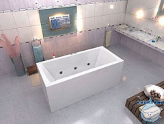 Акриловая ванна Bas Индика 170х80 с ножками