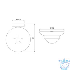 Мыльница, глянцевый хром, матовое стекло, сплав металлов, Sena, IDDIS, SENSSG0i42