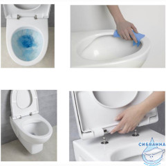 Унитаз подвесной безободковый Jacob Delafon Odeon Up E4570-00 с сиденьем Soft Close (микролифт)