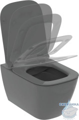 Унитаз подвесной безободковый  Ideal Standard i.life B с сиденьем Soft Close (микролифт) T533058
