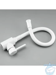 Смеситель кухни Frap F40994-8 (белый матовый)