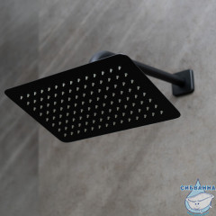 Душевая система Lemark Bronx 300 1 режим LM3749BL (черный матовый)