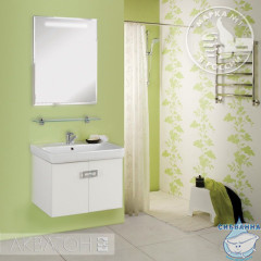 Зеркало Акватон Оптима 65, белый