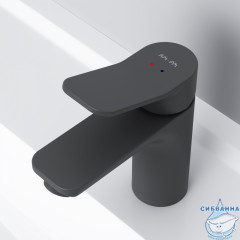 Смеситель для раковины AM.PM X-Joy F85A02122 (без донного клапана) (черный матовый)
