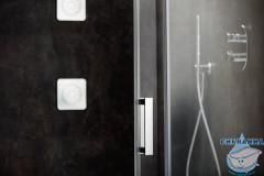 Дверь в нишу Ravak Matrix MSD2 110 см L профиль хром