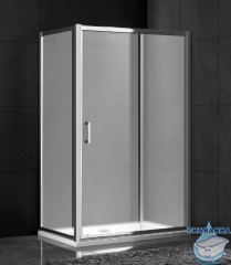 Душевое ограждение Gemy Victoria 100x70 профиль хром, стекло матовое S30191HM-A70M (без поддона)