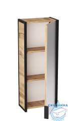 Пенал закрытый 1Marka GRUNGE LOFT 35 дуб вотан