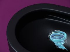 Унитаз подвесной безободковый Ceramicanova Ulma Rimless CN4006TMB с сиденьем быстросъемным Soft Close (микролифт)