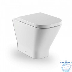 Унитаз приставной Roca The Gap 893109000 с кнопкой смыва и бачком, в комплекте c сиденьем Soft close (микролифт)
