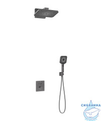 Душевая система Vincea Inspire 320 1 режим VSFW-3I21MT4GM (вороненая сталь)