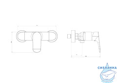 Смеситель для душа Damixa Scandi Pro HFSP20000 (хром)