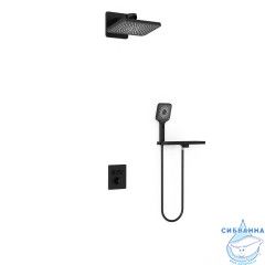 Душевая система Vincea Inspire 320 1 режим VSFW-3I21MT4RMB (черный матовый)