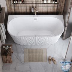 Акриловая ванна Grossman Cristal GR-17071M 170x80 с каркасом (белый матовый)