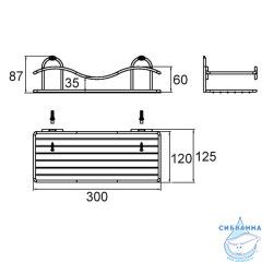 Полочка Milardo 304W000M44