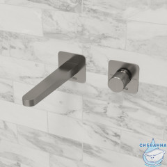 Встраиваемый смеситель для раковины Wasserkraft Tauber A6451.298 (никель)