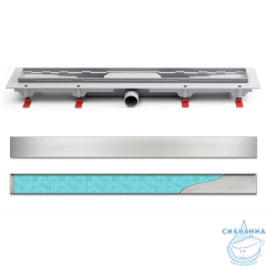 Дренажный трап для душа MCH Klasik/Floor CH 850 K с решеткой