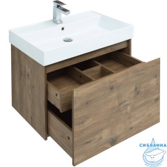 Тумба Aquanet Nova Lite 75 с раковиной Латина 75 дуб рустикальный