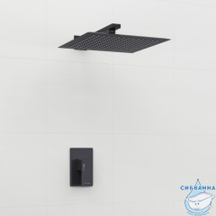 Душевая система Wasserkraft 300 1 режим A20219 (черный матовый)