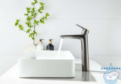 Смеситель для раковины Aquatek Бетта AQ1104BGM (оружейная сталь)