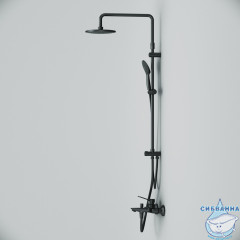 Душевая система AM.PM X-Joy 220 1 режим F42885A14 (чёрный матовый)