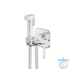 Встраиваемый смеситель с гигиеническим душем Lemark Solo LM7173C (хром)