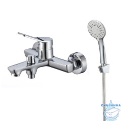 Смеситель для ванны, глянцевый хром, Enjoy, Milardo, ENJSB00M02