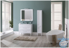 Пенал Aquanet Бостон L 36 см, белый матовый 209680