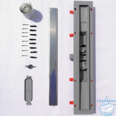 Дренажный трап для душа MCH Klasik/Floor CH 550 K с решеткой