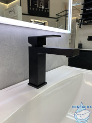 Смеситель для раковины Timo Selene 2061/03F (черный матовый)