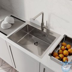 Мойка, нерж. сталь, сатин, 590*510, Haze, IDDIS, HAZ59S0i77