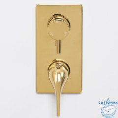 Встраиваемый смеситель для ванны Wasserkraft Sauer 7171 (золото глянцевое)