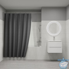 Штора для ванной комнаты, 180*180см, PEVA, P08PV11i11, IDDIS