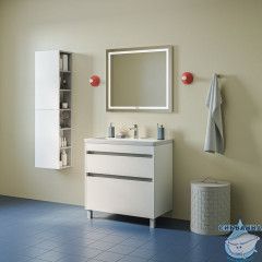 Тумба с умывальником, напольная, 80 см, белый, Zodiac X, IDDIS, ZDX80WFi95K подходит умыв. 4078000i28