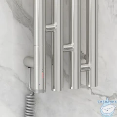 Полотенцесушитель электрический Сунержа Кантата 120 (с возможностью скрытого подключения слева) (хром)