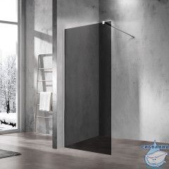 Душевое ограждение Vincea Walk-In 100 см профиль хром, стекло тонированное VSW-1H110CG