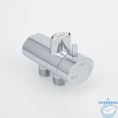 Дивертор для душевого гарнитура, поворотный, хром, IDDIS, 989S00C1DA