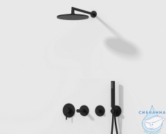 Ручной душ Vitra Origin 1 режим A4554336WTC (черный матовый)