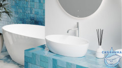 Ванна из искусственного камня Salini Alda 170x80 (материал S-Stone, белый матовый)