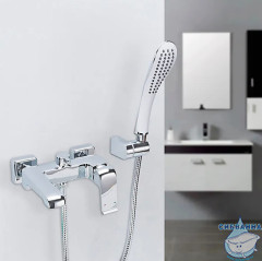 Смеситель для ванны G3250-8 с аксессуарами (хром)