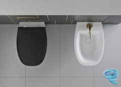 Унитаз подвесной GSI Modo+ 8415FR411 с сиденьем Soft Close (микролифт)