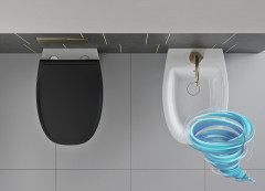 Унитаз подвесной GSI Modo+ 8415FR411 с сиденьем Soft Close (микролифт)