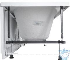 Акриловая ванна Aquanet Aura 180x80 с каркасом