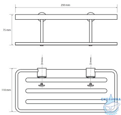 Полочка Bemeta Cytro 146208396