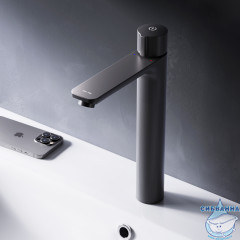 Смеситель для раковины Am.Pm X-Joy F85A92522 (черный матовый)