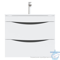 Тумба подвесная, белая, 60 см, Cloud,  IDDIS, CLO60W0i95. Подходит умывальник: 0136000i28