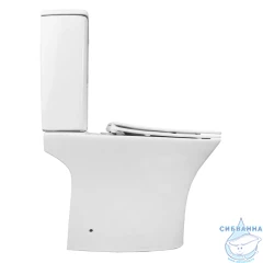 Унитаз напольный безободковый Azario Fretta Round с бачком и сиденьем Soft Close (микролифт) AZ-7121