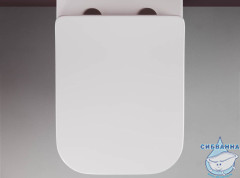 Унитаз подвесной безободковый Ceramicanova Metric Rimless CN3007 с сиденьем быстросъемным Soft Close (микролифт)