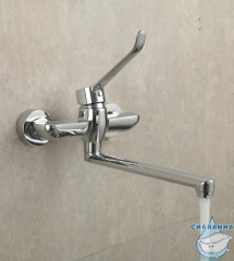 Смеситель для кухни настенный Gappo G4621 (хром)