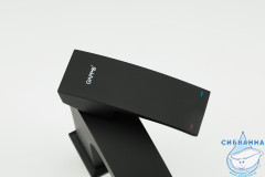 Смеситель для раковины Gappo G1007-66 (без донного клапана) (черный матовый)